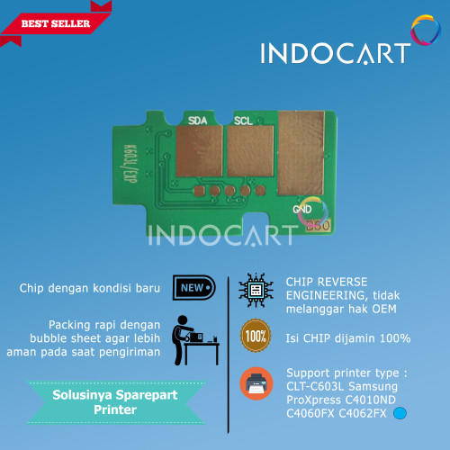 Chip CLT-C603L-Samsung ProXpress C4010ND C4060FX C4062FX-CMY