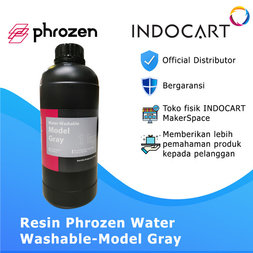 INDOCART Tinta Resin 3D printer Resin Phrozen Water Washable 1kg