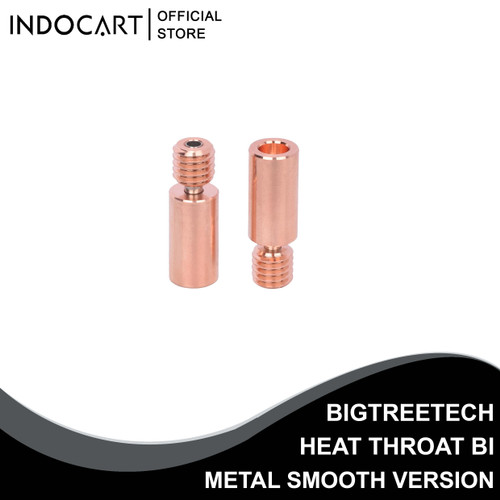 INDOCART Heat Throat Break Bi Metal V6 3D Printer Smooth Version