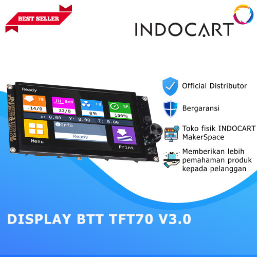 INDOCART Display 3D Printer BigtreetechTFT70 V3.0