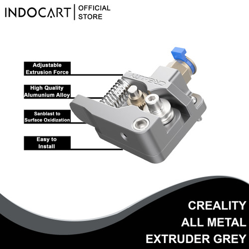 INDOCART MK8 All Metal Extruder Kit 3D Printer Creality Grey