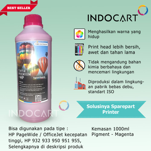 IndoCart Tinta Refill Printer HP Pagewide 975 976 981-Pigment-1kg