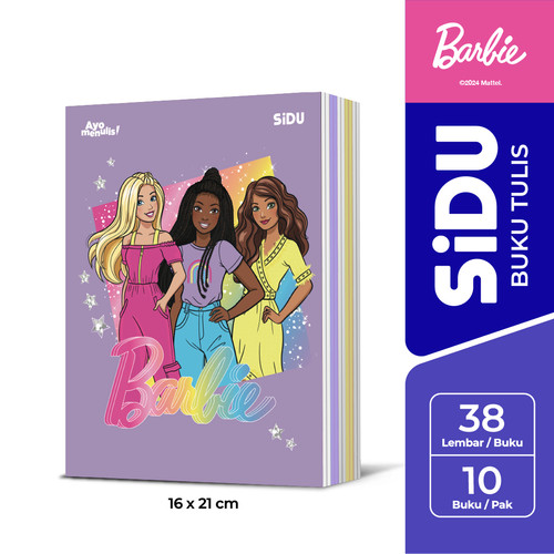 SiDU Buku Tulis Barbie 38 Lembar - 10 Buku