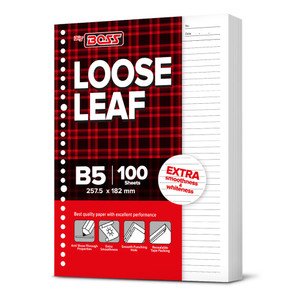 BigBoss Loose Leaf 100 B5 Bergaris