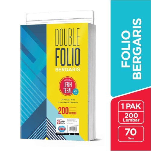 SiDU Double Folio Bergaris 200 lembar 70 GSM