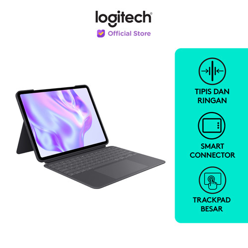 Logitech Combo Touch Keyboard Case untuk iPad Pro 13 inch (M4 2024)