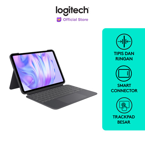 Logitech Combo Touch Keyboard Case untuk iPad Pro 11 inch (M4 2024)