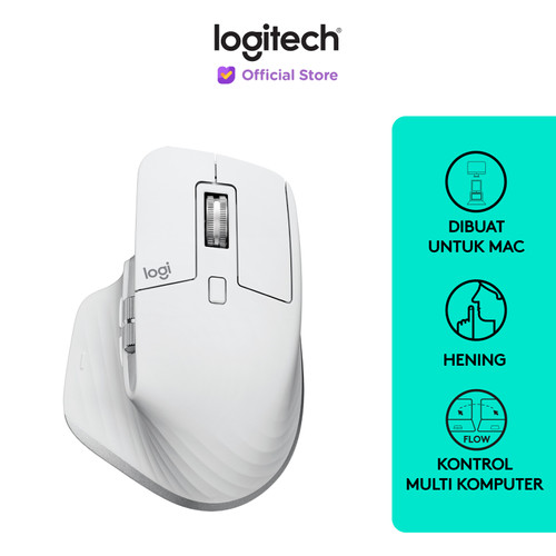 Logitech MX Master 3S Mouse Wireless Bluetooth Quiet Click for Mac