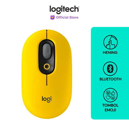 Logitech POP Mouse Wireless Bluetooth Silent Emoji Keys