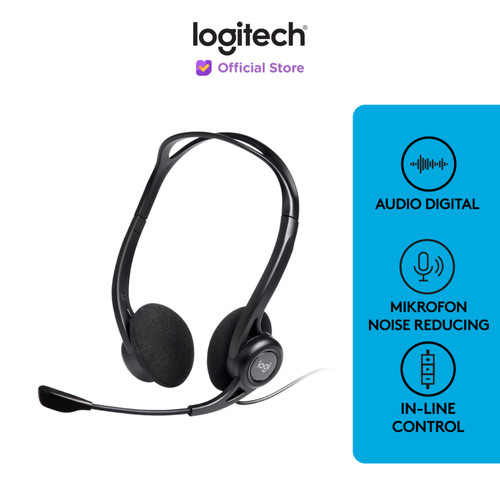 Logitech H370 USB Headset Komputer Laptop