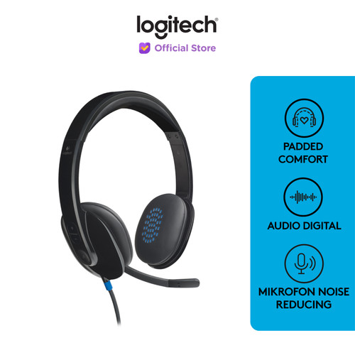 Logitech H540 Headset Stereo USB Mikrofon Noise-Cancelling