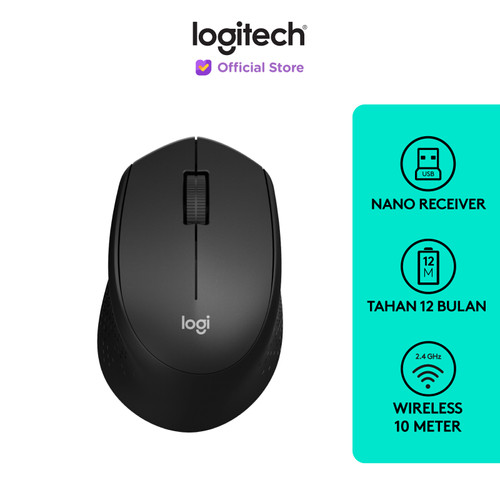 Exclusive Tokopedia - Logitech M275 Wireless Mouse - Black