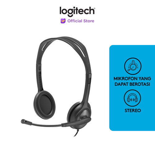 Logitech H111 Headset Stereo Single Jack 3.5mm