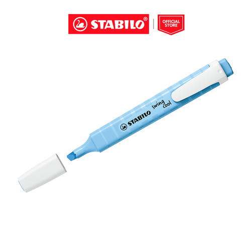 STABILO Swing Cool Pastel Breezy Blue / Highlighter Warna Biru