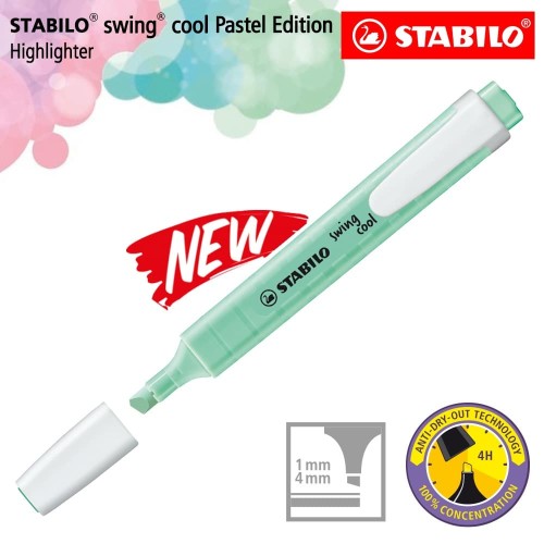 STABILO Swing Cool Pastel Hint of Mint / Highlighter Warna Hijau