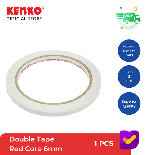 Kenko Double Tape / Perekat Dua Sisi Red Core 6Mm