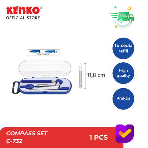 KENKO COMPASS SET C-732 / SET JANGKA C-732