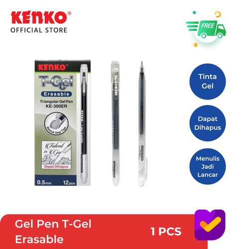 KENKO GEL PEN / Pulpen Jel / Pena Jel Dapat Dihapus KE-303ER ERASABLE