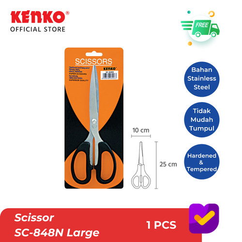 KENKO SCISSOR / Gunting / Alat Pemotong Kertas SC-848N Large