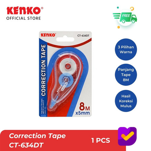 KENKO CORRECTION TAPE CT-634DT (8M x 5Mm)