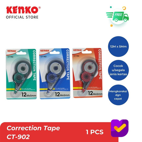 KENKO CORRECTION TAPE CT-902 (12 M x 5 Mm)