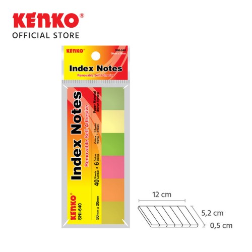 KENKO STICK NOTE INDEX / Memo Stick / Kertas Memo SNI-640 Index