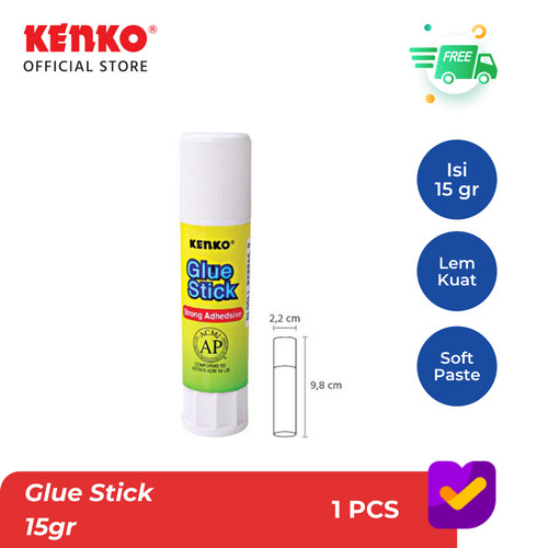 KENKO GLUE STICK / Lem Stik / Lem Batang 15 Gr