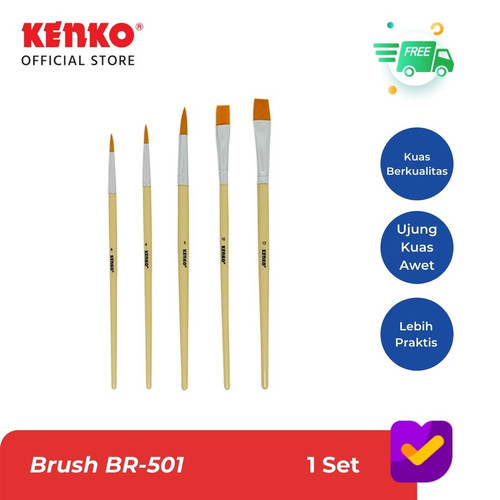 KENKO BRUSH / KUAS CAT AIR / KUAS MELUKIS BR-501