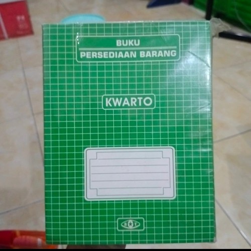 buku persediaan barang ukuran quarto