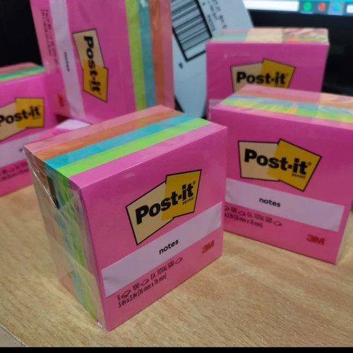 post it 654 -5AN 3m 5 warna (76mmx76mm)