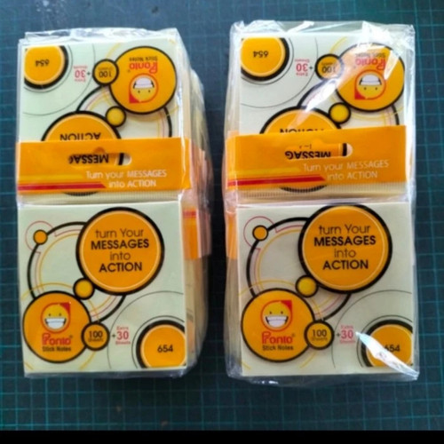 sticky note pronto 654 76x76mm /memo kertas