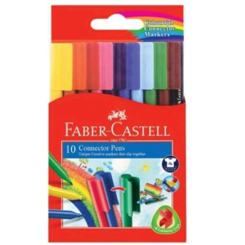 pens connector 10 warna faber Castell spidol pens 10 warna Faber-Caste