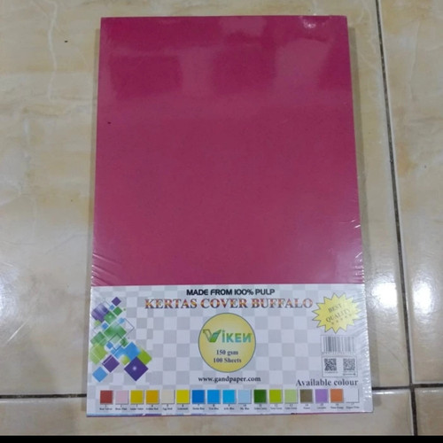 kertas cover buffalo jilid f4 150 gr / pak 100 lembar