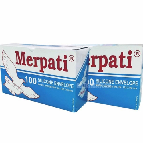 amplop merpati 104 kecil lem / 1 pak isi 100 lbr