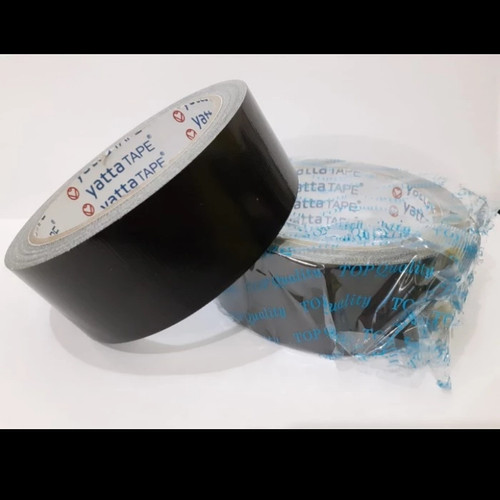 lakban kain hitam 1,5 inc /36 mm x12 m yatta tape