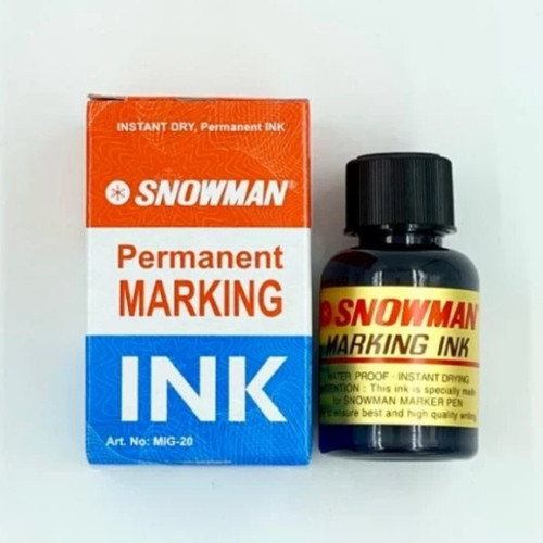 tinta refill spidol permanent snowman