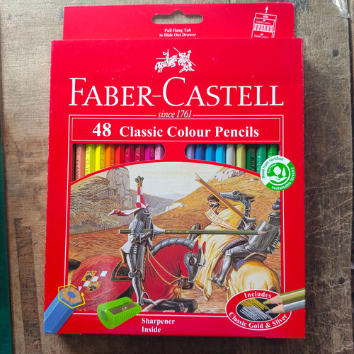 pensil warna faber castell isi 48 warna classic colour