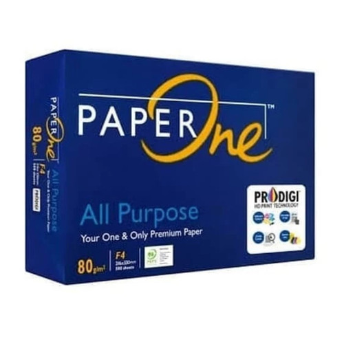 kertas HVS fotocopy print paperone 80gr folio/ 1 rim