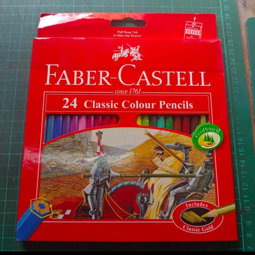 pensil 24 warna faber castell