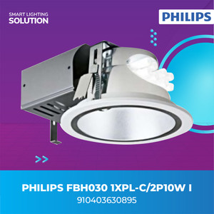 Philips Kap Lampu Downlight 10W FBH030 1xPLC / 2P