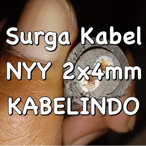 NYY 2x4mm KABELINDO/ KABEL TUFUR 2 x 4mm/ 2x4/ 2 x 4/ KABEL KAWAT