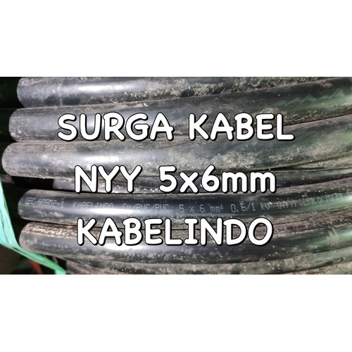 NYY 5x6mm KABELINDO/ KABEL KAWAT 5 x 6mm/ KABEL TUFUR 5x6/ KABEL POWER