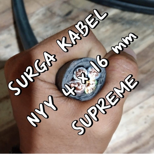 NYY 4x16 mm SUPREME / KABEL TUFUR 4 x 16 / KABEL LISTRIK 4x16 mm SP