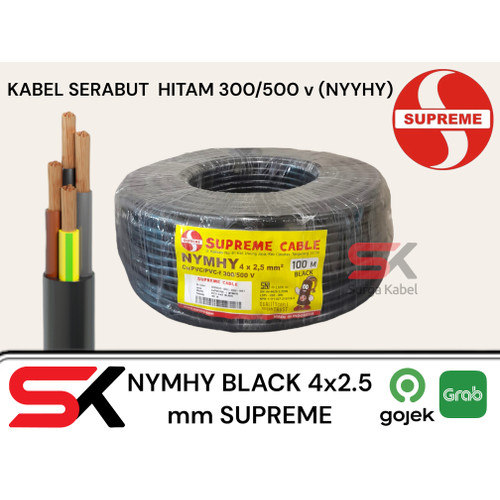 NYYHY 4x2.5 mm SUPREME | NYYHY 4 x 2.5 mm | KABEL SERABUT 4x2.5 mm