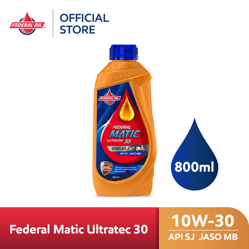 FEDERAL MATIC ULTRATEC 30 10W-30 0.8L 800ml - Oli Motor Matic