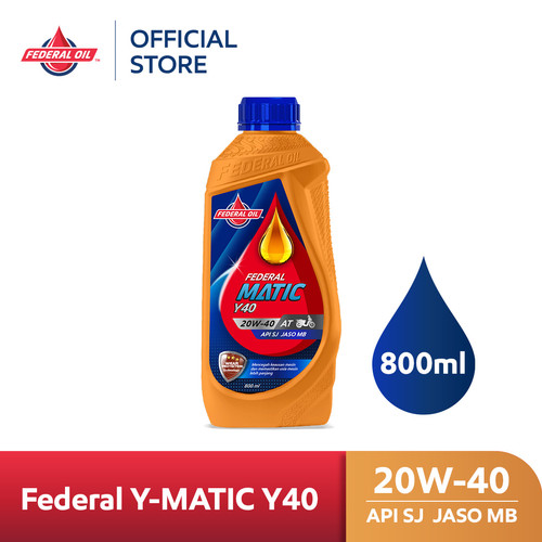 FEDERAL MATIC Y 40 20W-40 0.8L 800ml - Oli Motor Matic