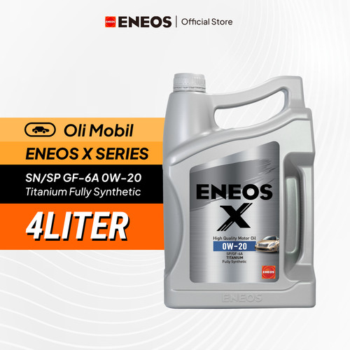 ENEOS X SP GF-6A 0W-20 TITANIUM FULLY SYNTHETIC Kemasan 4 Liter