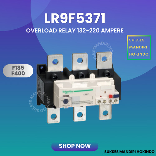 Overload Relay LR9F5371 Schneider 132...220 Ampere Original SNI