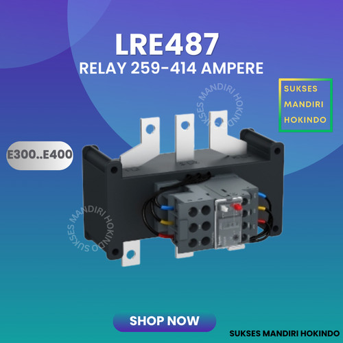 LRE 487 Thermal Overload Relay LRE487
Schneider 259 - 414 A ORI SNI