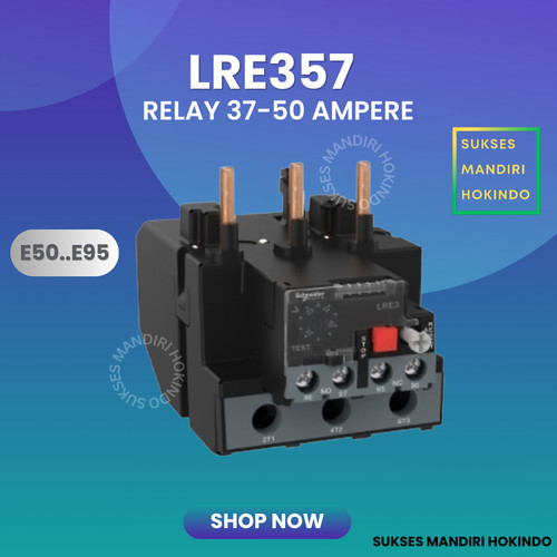 Thermal Overload Relay LRE 357 Schneider LRE357 37 - 50 A ORI SNI